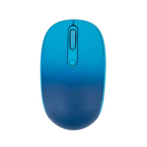 Mouse inalámbrico TEROS TE-1240S, 2.4GHz, 4 botones, azul