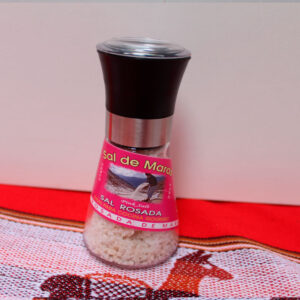 Molinillo con sal rosada de maras, para cocina guormet