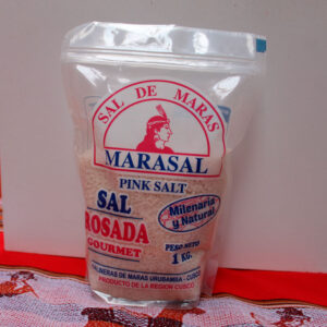 Sal Rosada de Maras Bolsa 1kg, Semi gruesa