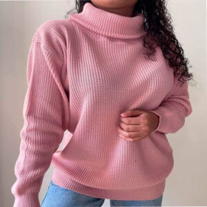 CHOMPA OVERSIZE DULCE ROSA